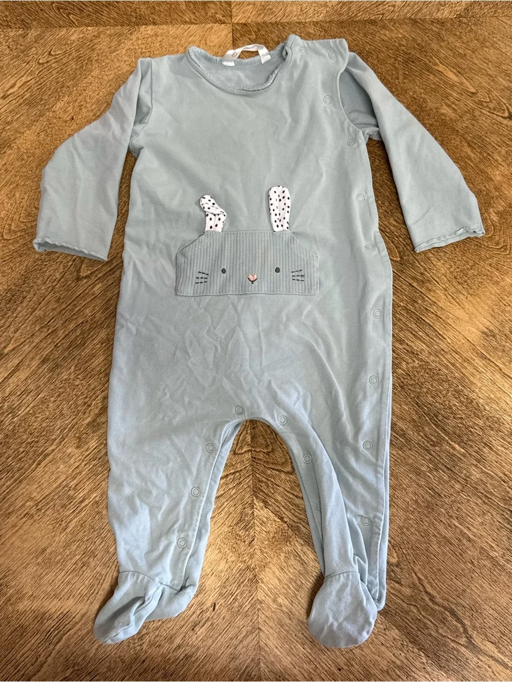 Mayoral Baby Soft Cotton Footed Onesie 4-6m